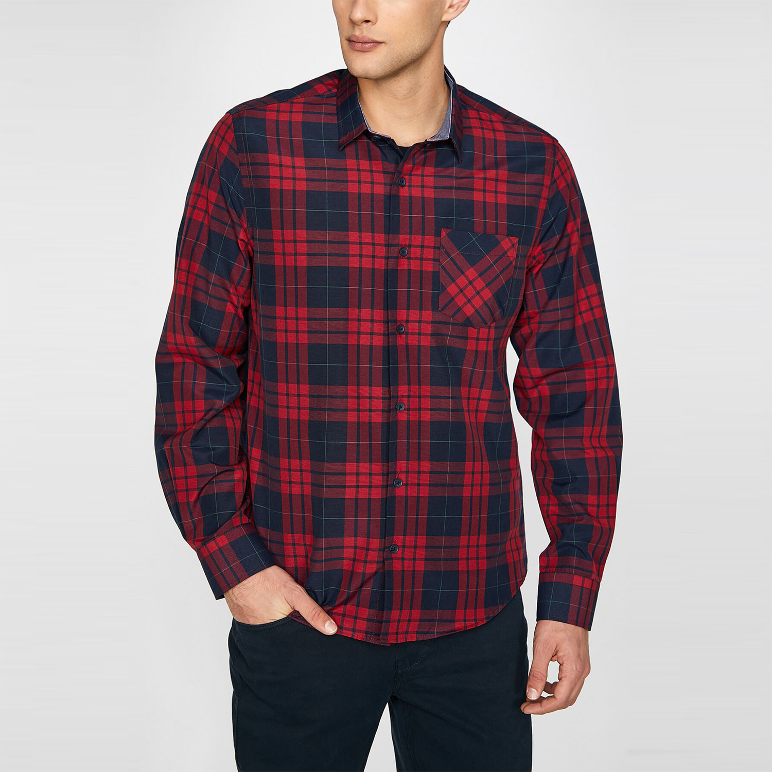 Brennen Shirt // Red (L) - Koton - Touch of Modern Brennen Shirt // Red (L) - Koton - Touch of Modern