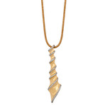 Gubelin 18k Two-Tone Gold Diamond Pendant Necklace