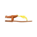 Feather Sandals // Yellow (Euro: 35)