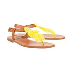 Feather Sandals // Yellow (Euro: 35)