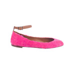Feather Round-Toe Ballet Flats // Pink (Euro: 34.5)