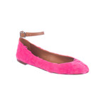 Feather Round-Toe Ballet Flats // Pink (Euro: 34.5)