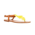 Feather Sandals // Yellow (Euro: 35)