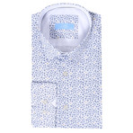 Wallace Slim-Fit Shirt // White + Blue (M)