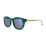 Vilebrequin // Unisex 1922102 Round Sunglasses // Green