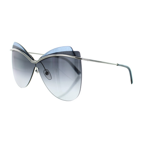 Marc Jacobs // Women's Cat-Eye Sunglasses // Ruthenium Dark Gray