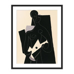 Framed Picasso Silkscreen // Woman with a Guitar