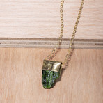 Organic Chrome Diopside Necklace