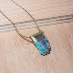 Organic Chrysocolla Necklace