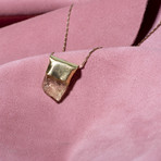 18K Gold Scapolite Necklace