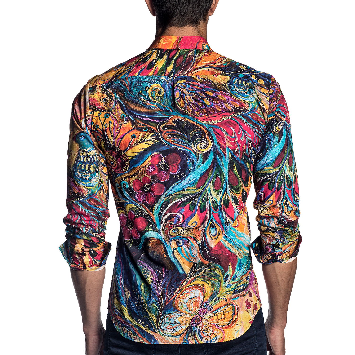 Long Sleeve Shirt Multicolor Print 2xl Jared Lang Touch Of Modern 