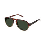 Men's Grayson Aviator Polarized Sunglasses // Tortoise