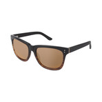 Men's Jovan Square Polarized Sunglasses // Brown Fade