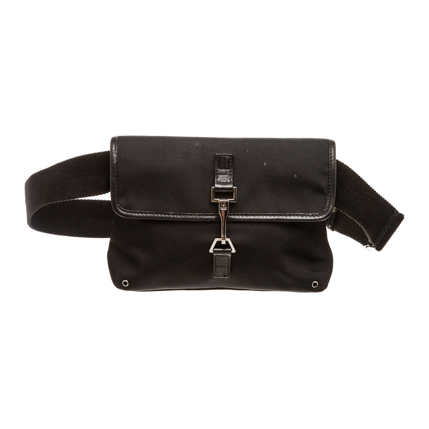 Gucci // Black Canvas Leather GG Waist Bag // Pre-Owned - Louis Vuitton & More - Touch of Modern