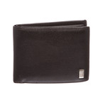 Dunhill // Black Leather Bi Fold Wallet // Pre-Owned