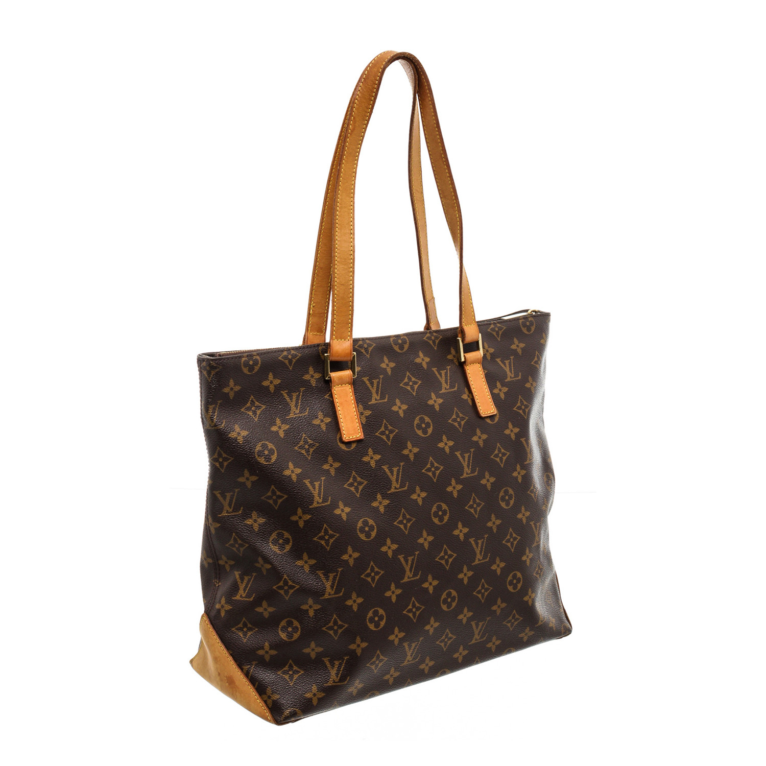 Louis Vuitton // Monogram Canvas Leather Cabas Mezzo Shoulder Bag // Pre-Owned - Louis Vuitton ...