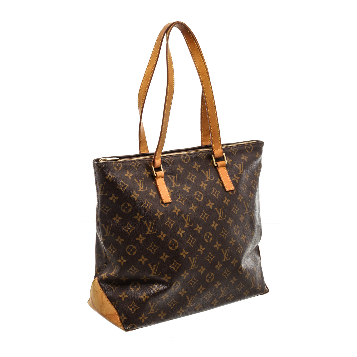 Louis Vuitton // Monogram Canvas Leather Cabas Mezzo Shoulder Bag // Pre-Owned - Louis Vuitton ...