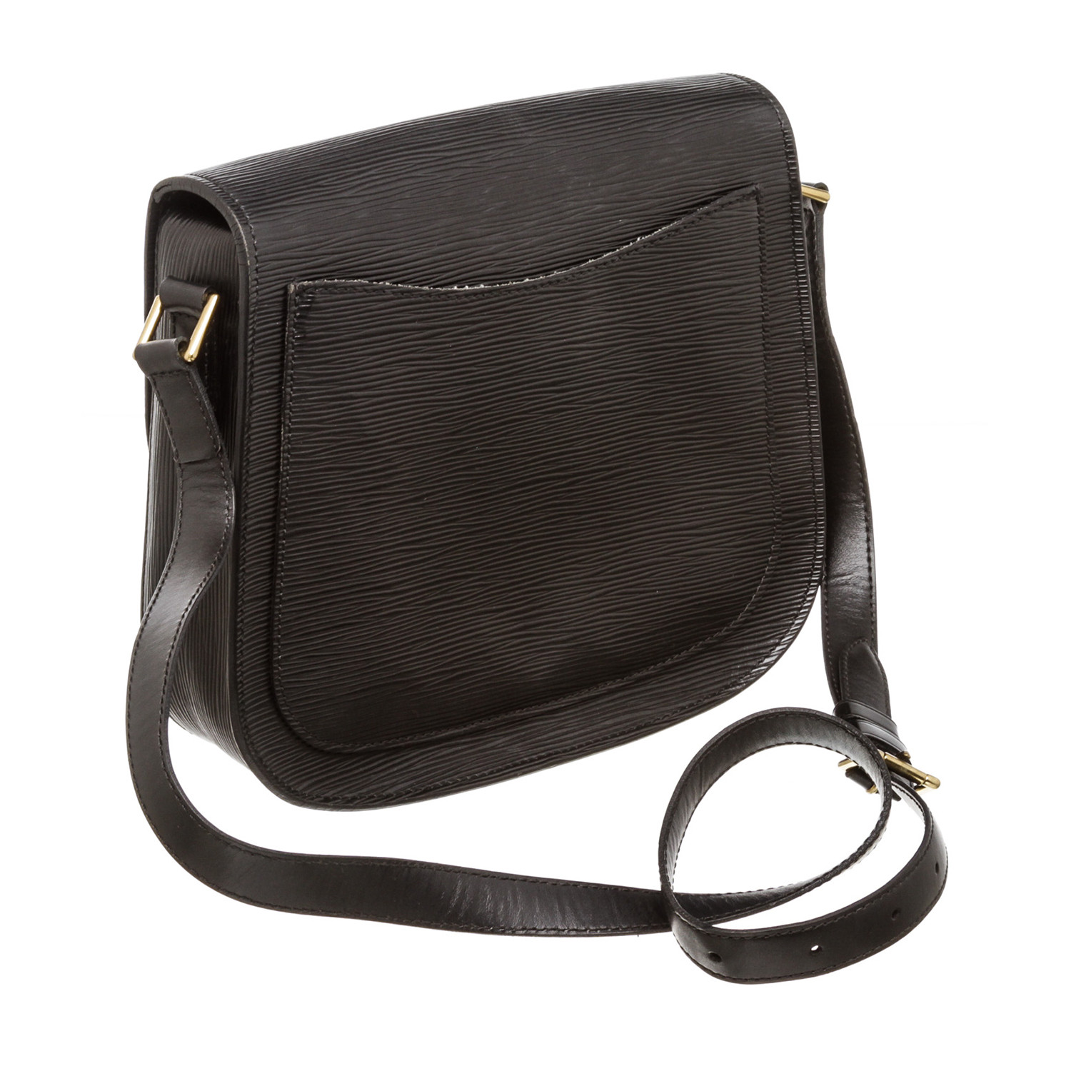 Louis Vuitton // Black Epi Leather St. Cloud GM Bag // Pre ...