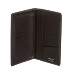 Louis Vuitton // Black Taiga Leather Brazza Wallet // Black // Pre-Owned