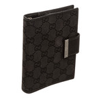 Gucci // Black Denim Leather Agenda Cover // Pre-Owned