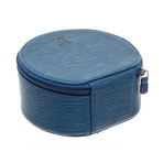 Louis Vuitton // Blue Epi Leather Ecrin Bijoux Jewelry Box // Pre-Owned