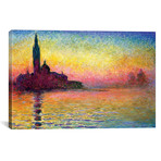 San Giorgio Maggiore by Twilight, 1908 (National Museum Of Wales, Cardiff) // Claude Monet (26"W x 18"H x 0.75"D)