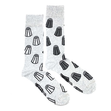 Salt + Pepper Socks // Light Grey + Mid Grey + Dark Grey