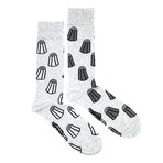 Salt + Pepper Socks // Light Grey + Mid Grey + Dark Grey