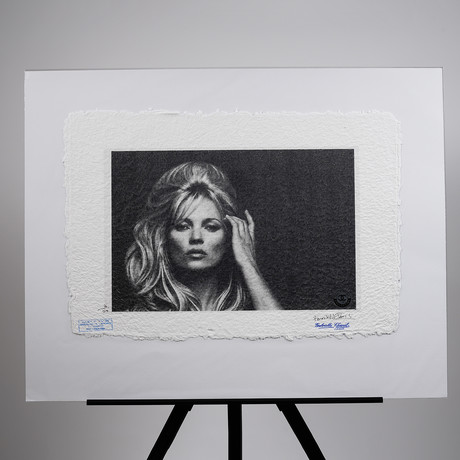 Kate Moss "B&W Portrait" Print
