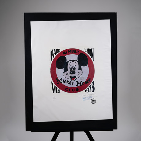Mickey Mouse "Member Club" Print