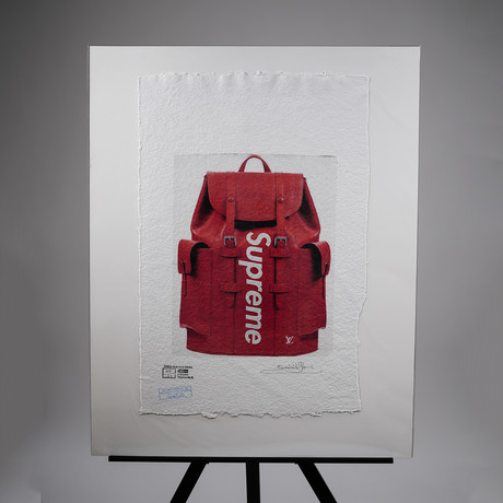 Supreme X louis vuitton Backpack  Hip hop artwork, Sneaker art, Funky art