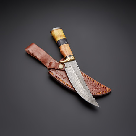 Damascus Hunting Knife // HK-605