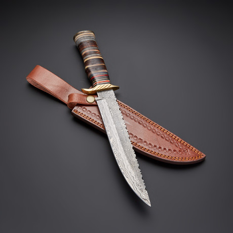 Damascus Hunting Knife // HK-602