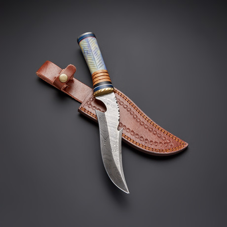 Damascus Hunting Knife // HK-600