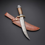 Damascus Hunting Knife // HK-607