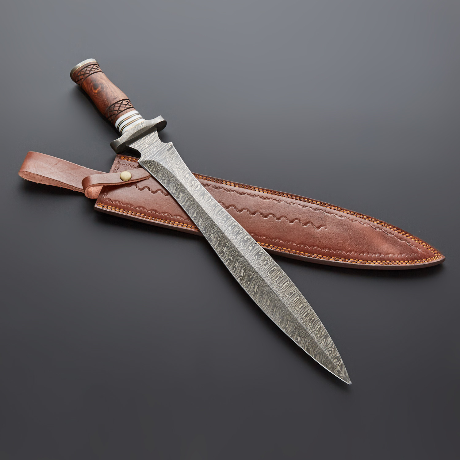 Damascus Small Sword // SWD-77 - Evermade Traders - Touch of Modern