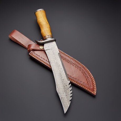 Damascus Stud Wala Knife // HK-609