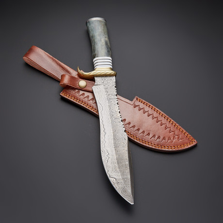 Damascus Hunting Knife // HK-601