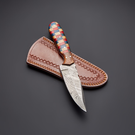 Damascus Skinner Knife // SK-550