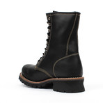 Steel-Toe Logger Boots // Black (US: 8)