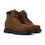 Steel-Toe Classic Work Boots // Brown (US: 7.5)