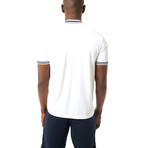 Beckham Short-Sleeve Polo // White (M)