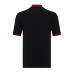 Adriel Short-Sleeve Polo // Black (XS)