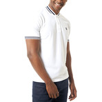 Beckham Short-Sleeve Polo // White (M)