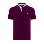 Konner Short-Sleeve Polo // Purple (XS)