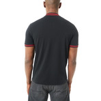 Adriel Short-Sleeve Polo // Black (L)