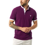 Konner Short-Sleeve Polo // Purple (XS)