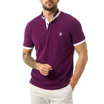 Konner Short-Sleeve Polo // Purple (XL)
