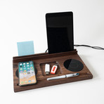 Docking Station with Accessory Storage (1 Wireless Charger)