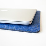 Felt Laptop Pad (Silver)